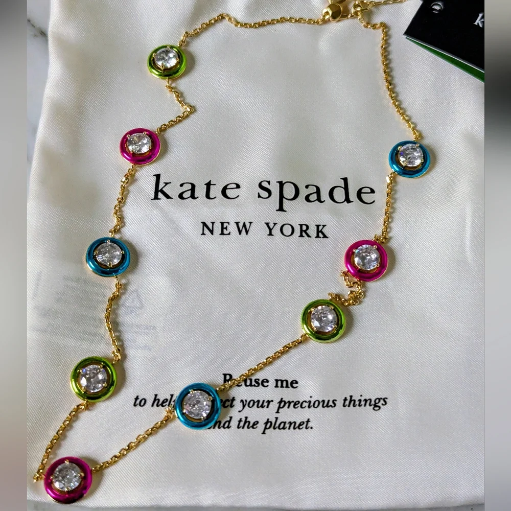 NWT Kate Spade Dream in Color station necklace.
